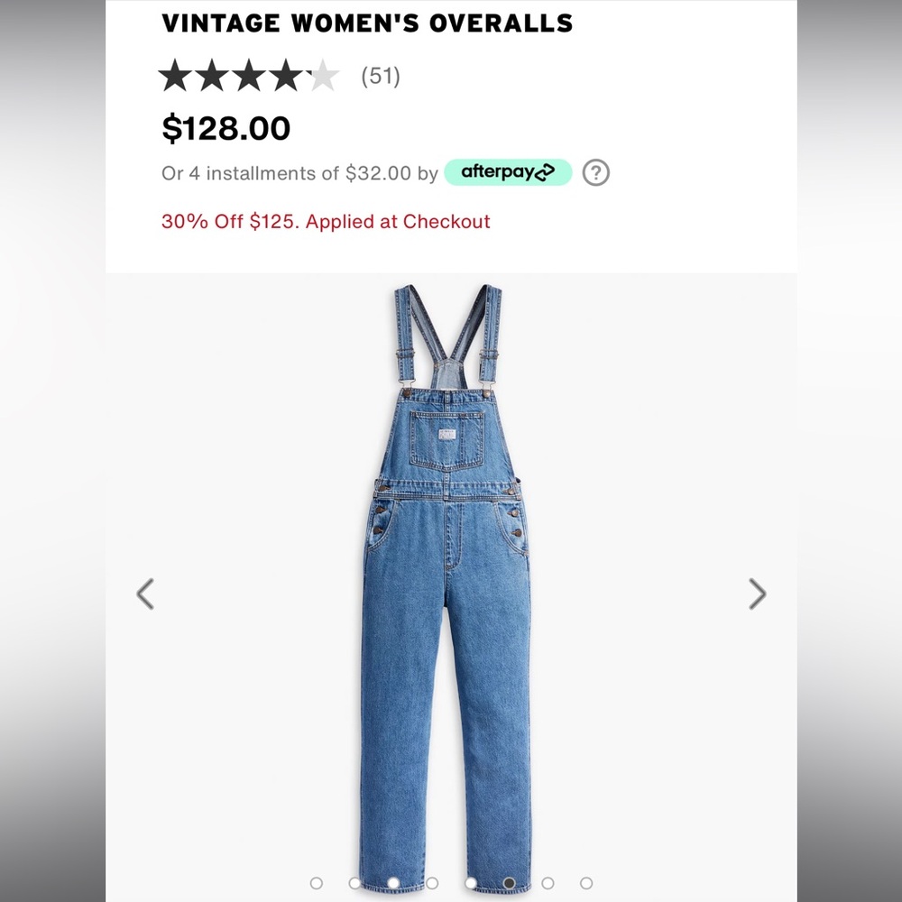 Levi’s vintage overalls